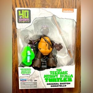 Teenage Mutant Ninja Turtles 40th Anniversary Donatello Original Sketch Figure
